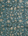 David Hand Block Printed Linen Harvest Gold Linen Fabric