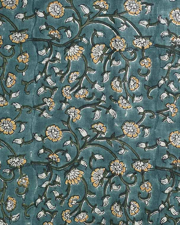 David Hand Block Printed Linen
