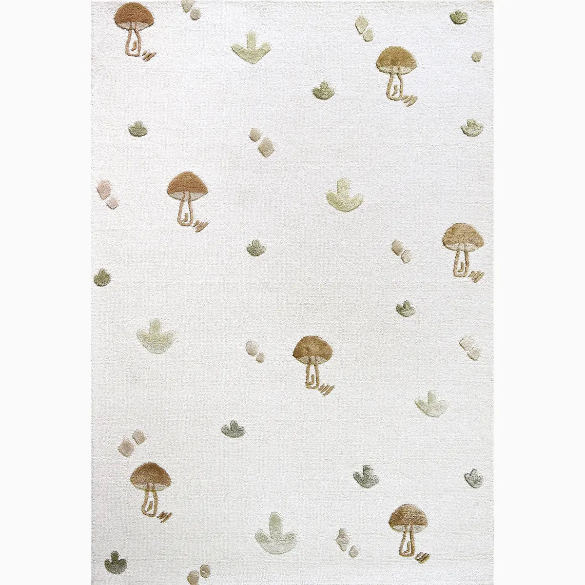 Mushrooms Hand Tufted Rug Hand Tufted