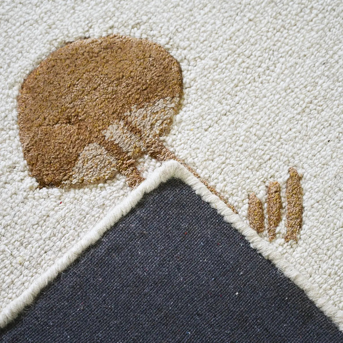 Mushrooms Hand Tufted Rug Hand Tufted