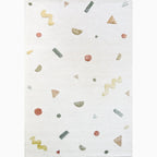 Playful Geometric Hand Tufted Rug Hand Tufted