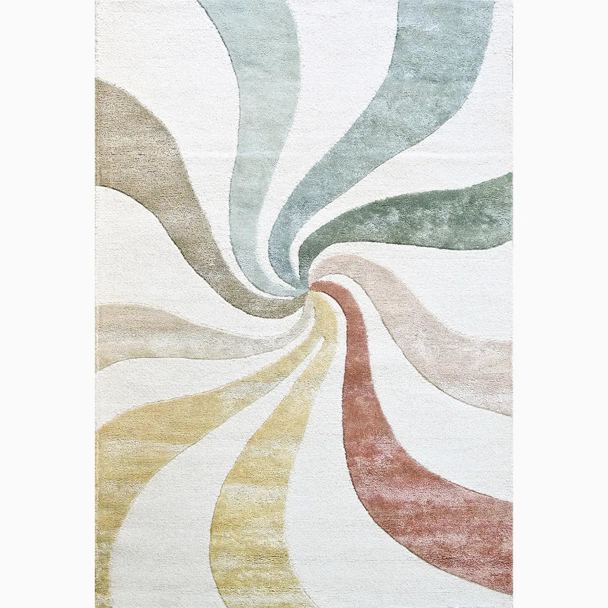 Candy Stripes Hand Tufted Rug Hand Tufted
