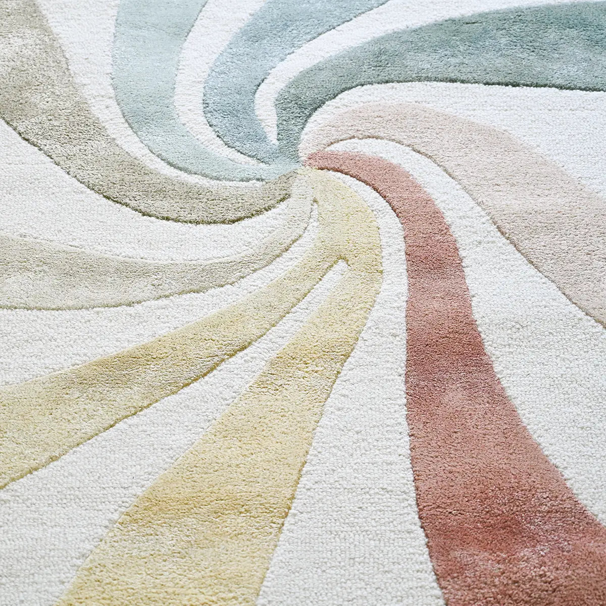 Candy Stripes Hand Tufted Rug Hand Tufted