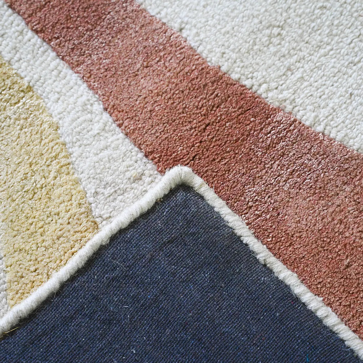 Candy Stripes Hand Tufted Rug Hand Tufted