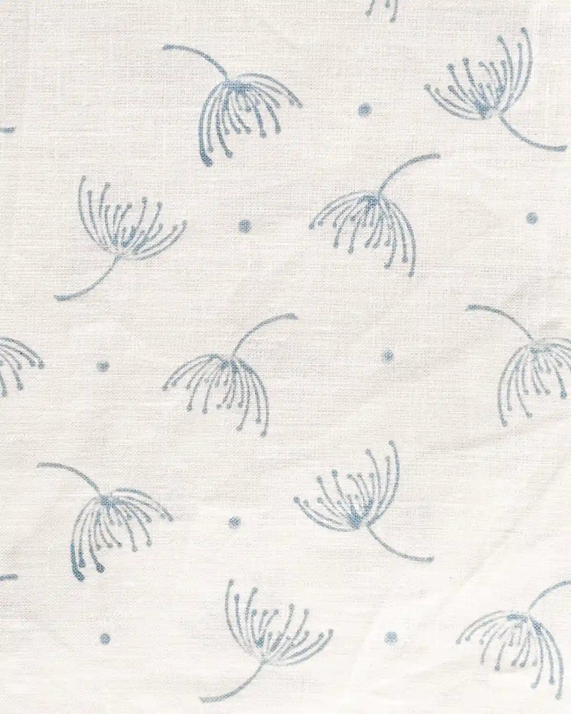 The Dandelions Linen Fabric Yard Linen Fabric