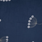 Ink Blue Embroidered Velvet Cushion Cover Pillow Covers