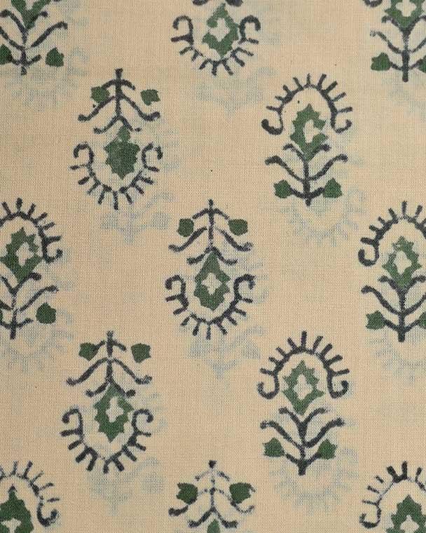 Amy Hand Block Print Indian Cotton Fabric Cotton Fabric