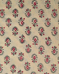 Amy Hand Block Print Indian Cotton Fabric Red Cotton Fabric
