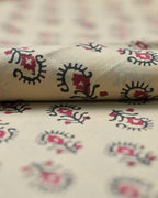 Amy Hand Block Print Indian Cotton Fabric Cotton Fabric
