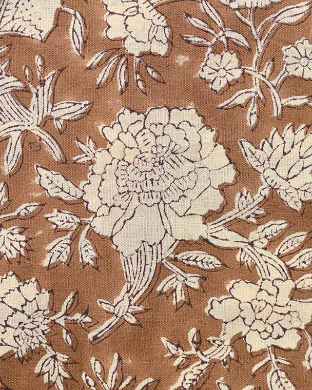 Vivian Soft Indian Cotton Block Print Fabric Cotton Fabric