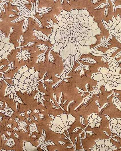 Vivian Soft Indian Cotton Block Print Fabric