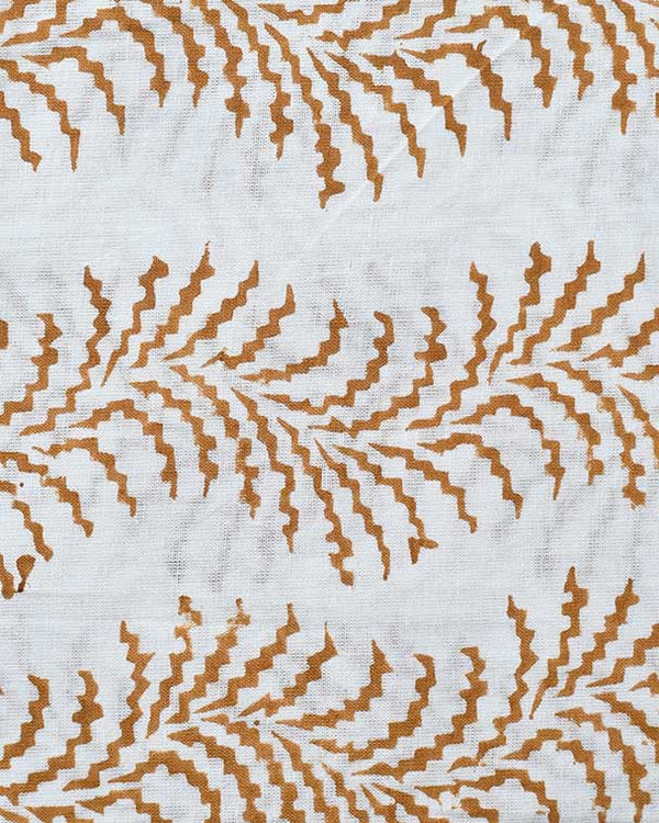 June Hand Block Printed Cotton Fabric