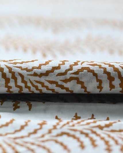 June Hand Block Printed Cotton Fabric Cotton Fabric
