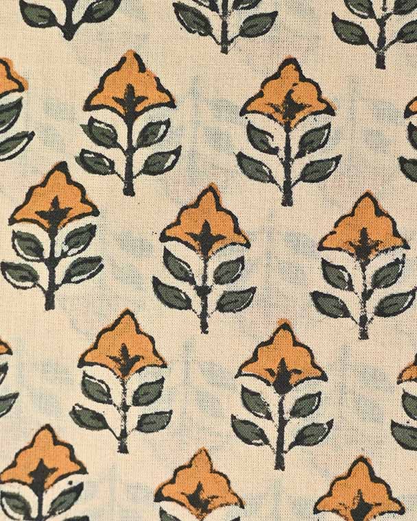 Sansa Block Print Cotton Fabric Cotton Fabric