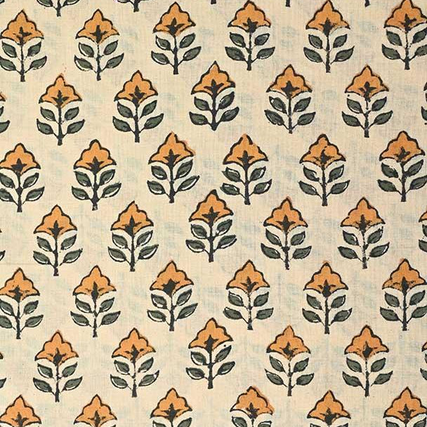 Sansa Block Print Cotton Fabric Cotton Fabric