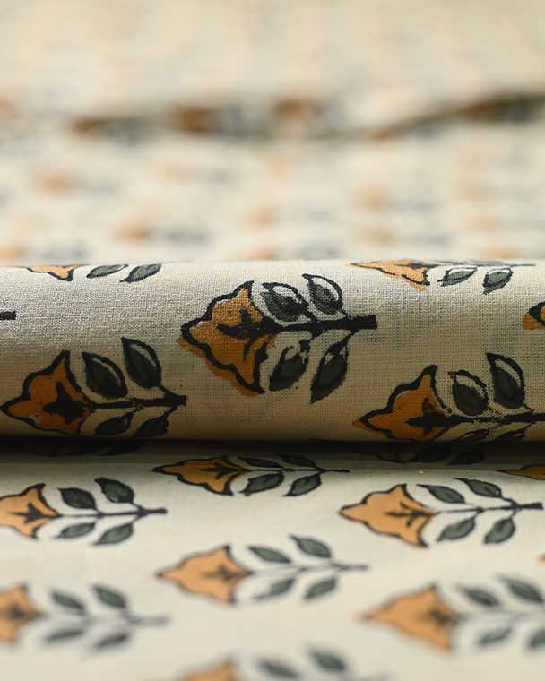Sansa Block Print Cotton Fabric Cotton Fabric