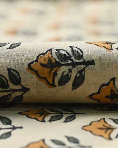 Sansa Block Print Cotton Fabric Cotton Fabric
