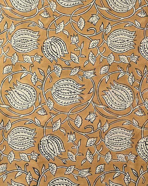 Vivienne Block Print Upholstery Cotton Fabric Cotton Fabric