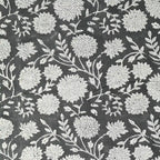 Howard Block Print Linen Fabric By Yard