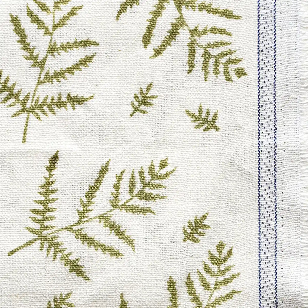 Willow Fern Sage Green Linen Fabric Linen Fabric