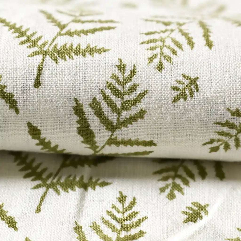 Willow Fern Sage Green Linen Fabric Linen Fabric