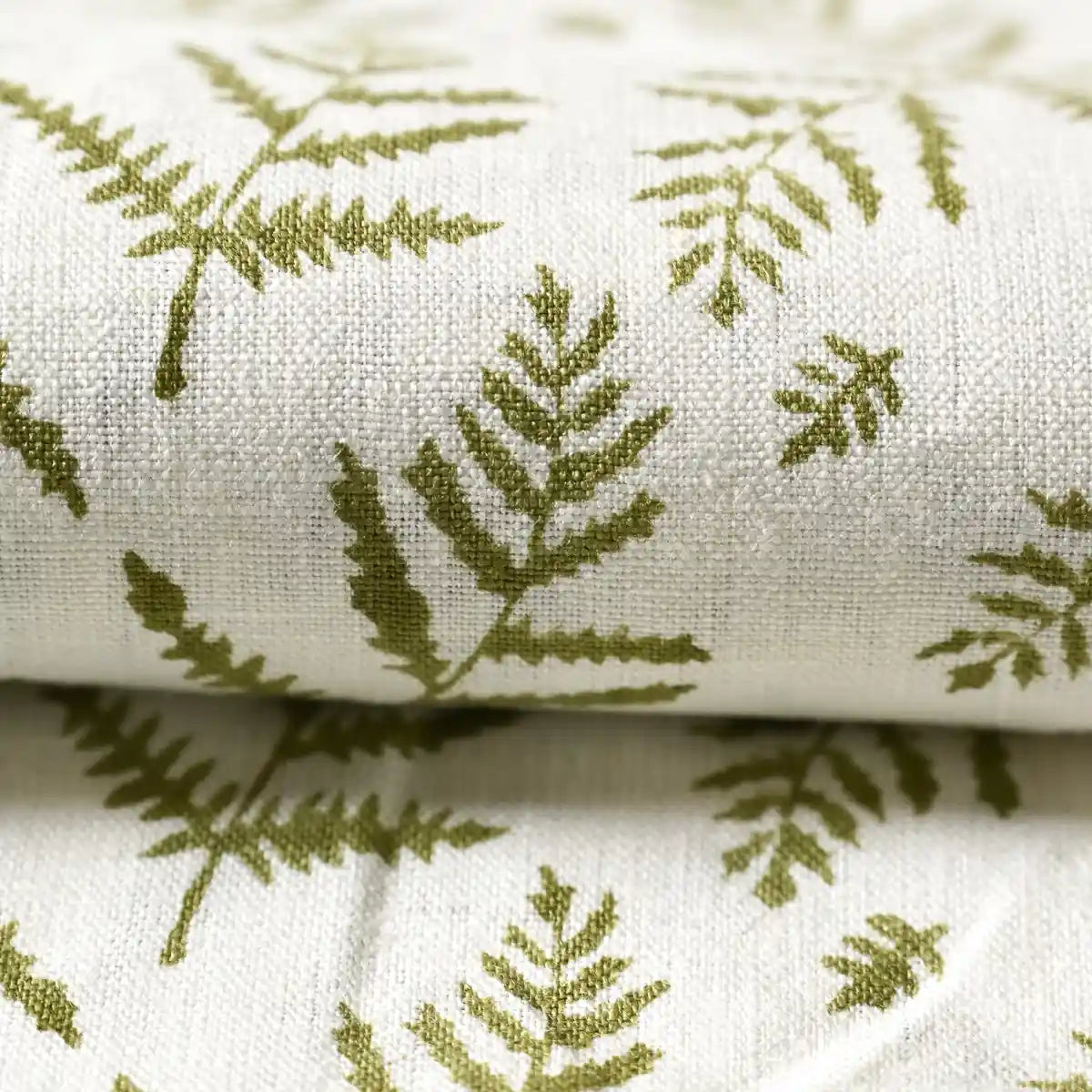 Wilow Fern Sage Green Linen Fabric