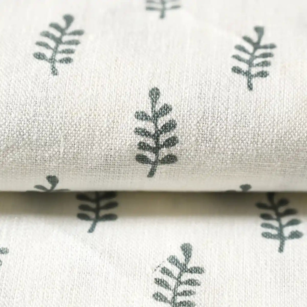 Audrey Costal Blue Linen Fabric