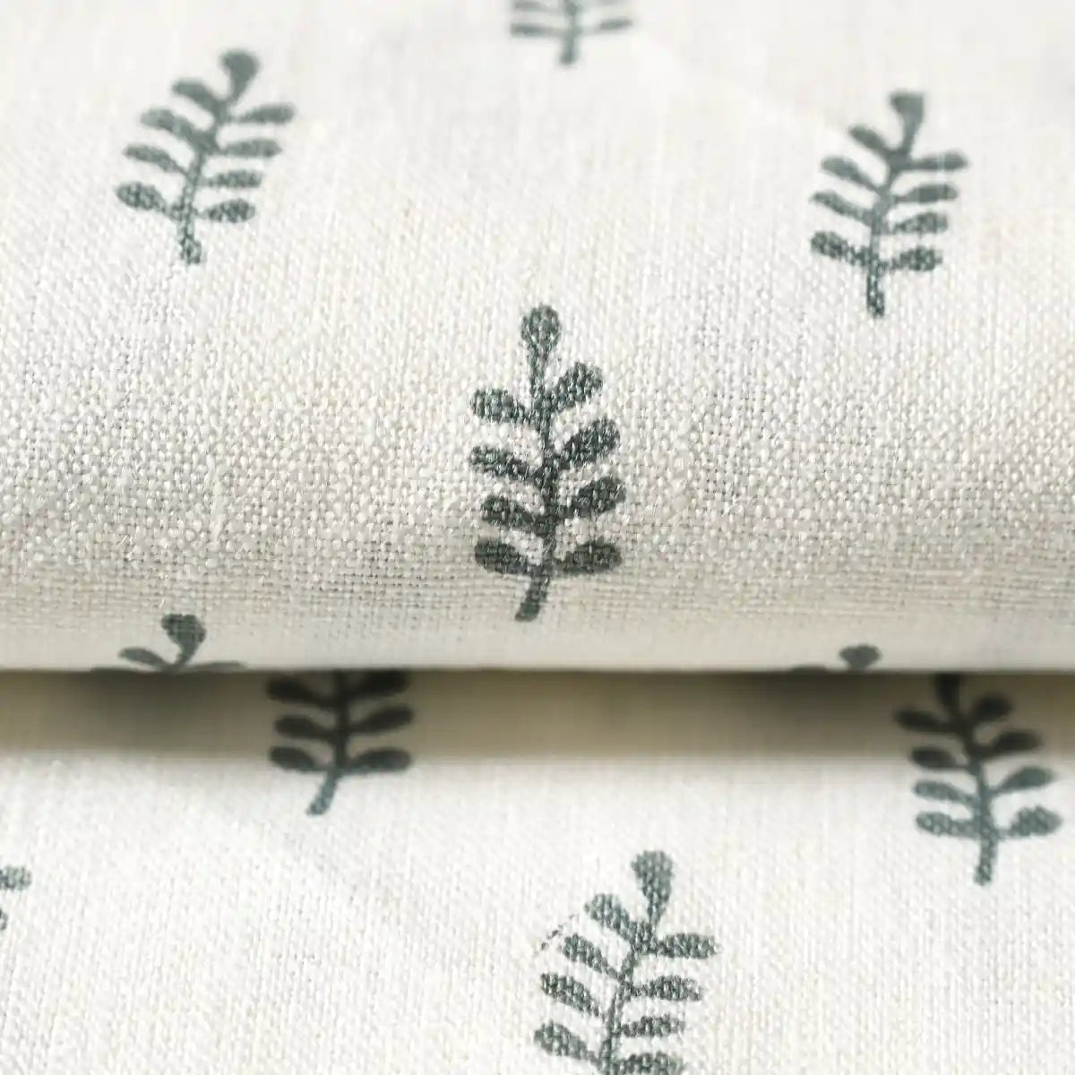 Audrey Costal Blue Linen Fabric