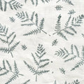 The Willow Fern Coastal Blue Linen Fabric Yard Linen Fabric