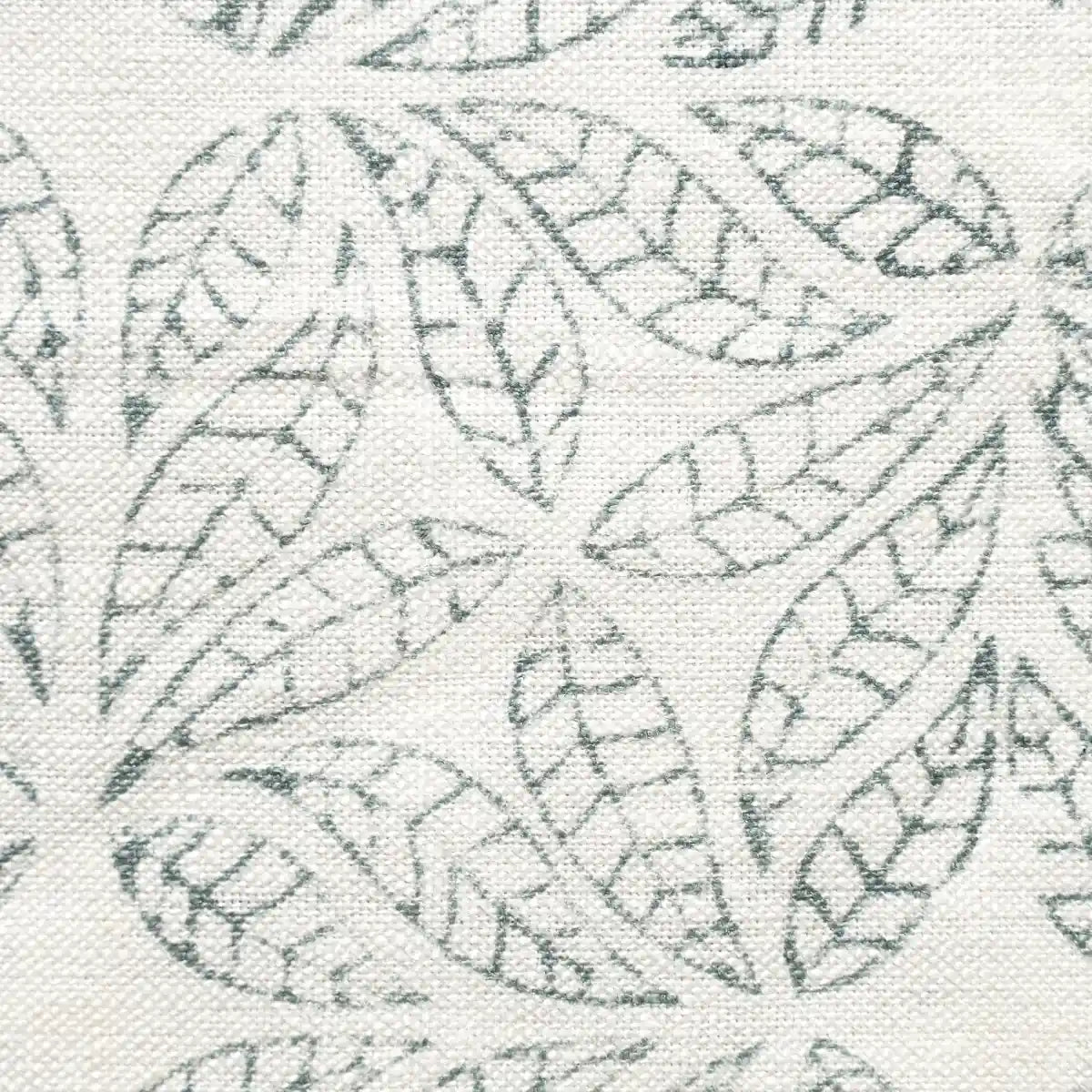 Leafline Swatch Linen Fabric