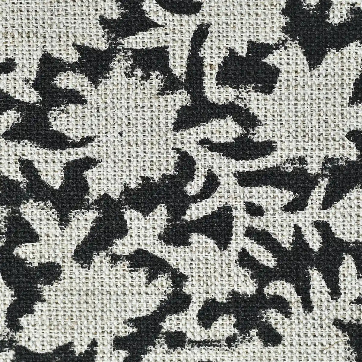 Jamia Hand Block Printed Linen Fabric