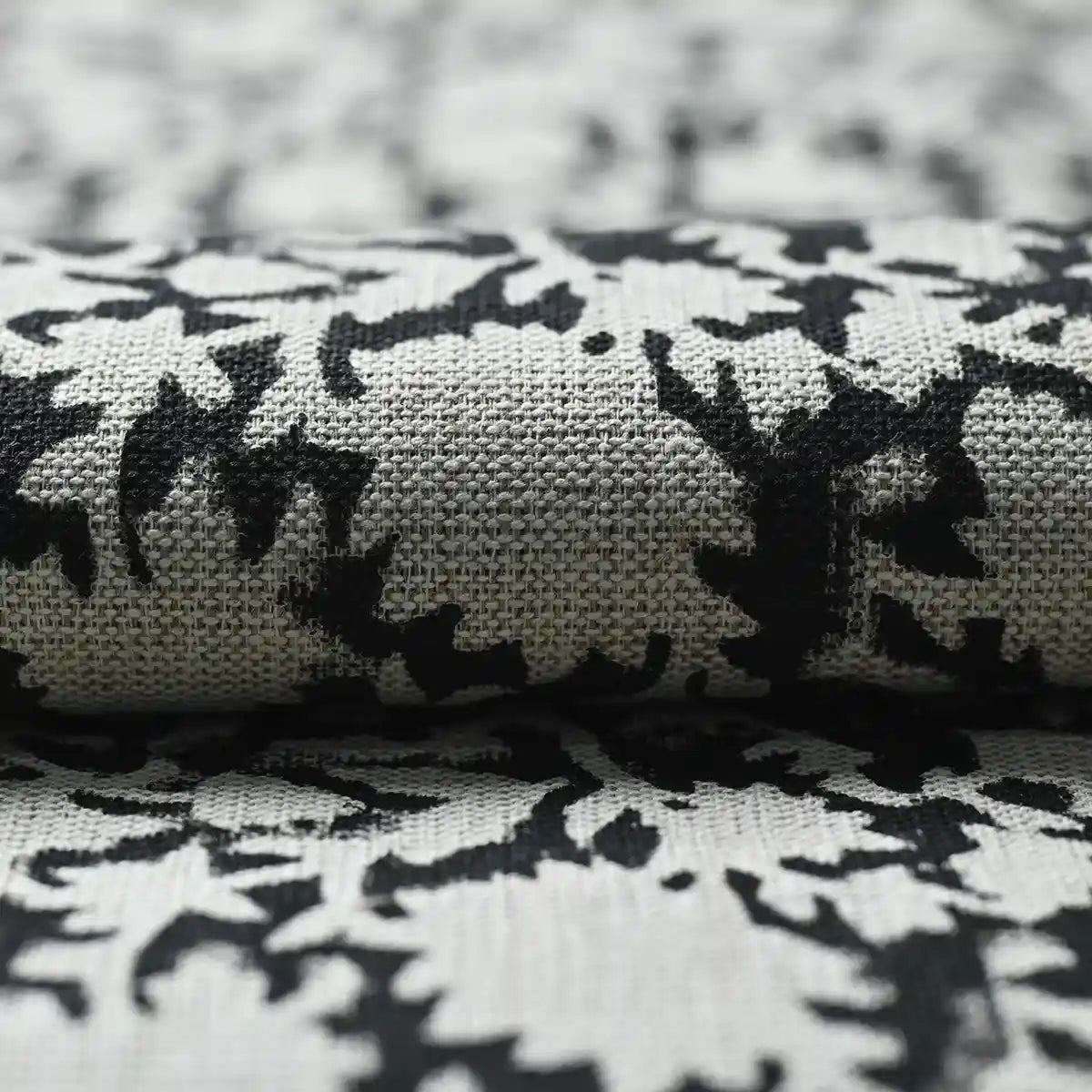 Jamia Hand Block Printed Linen Fabric
