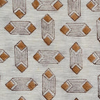 Papier Print Flower Heavy Linen Fabric