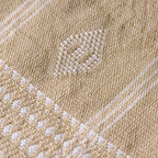 Bhujodi Vintage Handwoven Wool Bed Throw – Golden Yellow Handloom Throws