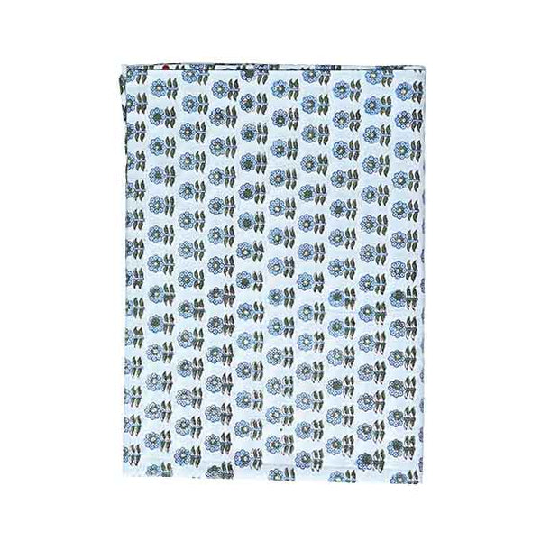 Imogen Floral Block Print Tablecloth