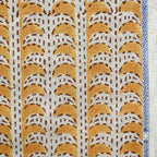 Dixie Hand Block Print Linen Fabric Linen Fabric