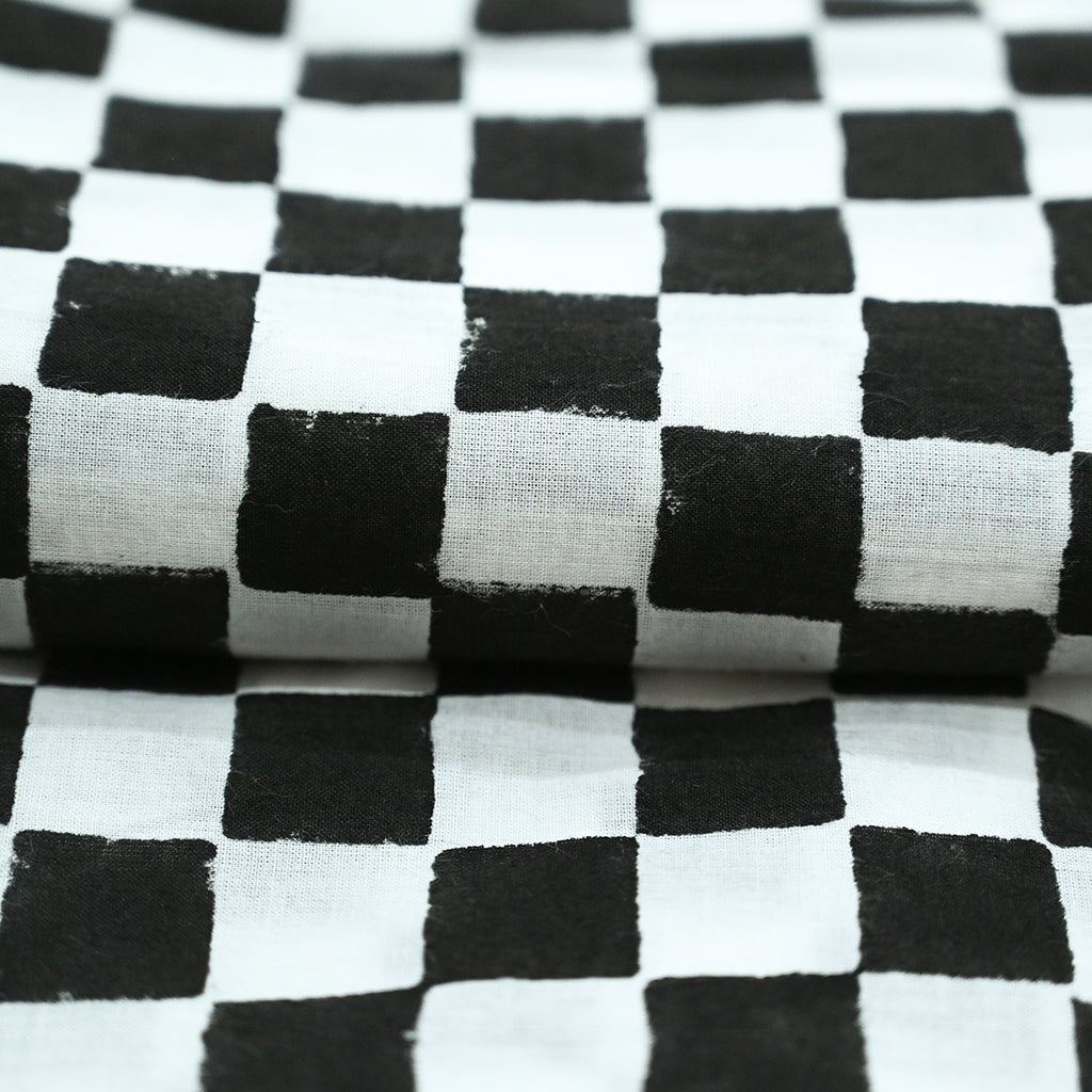 Aviva Block Print Cotton Fabric Cotton Fabric