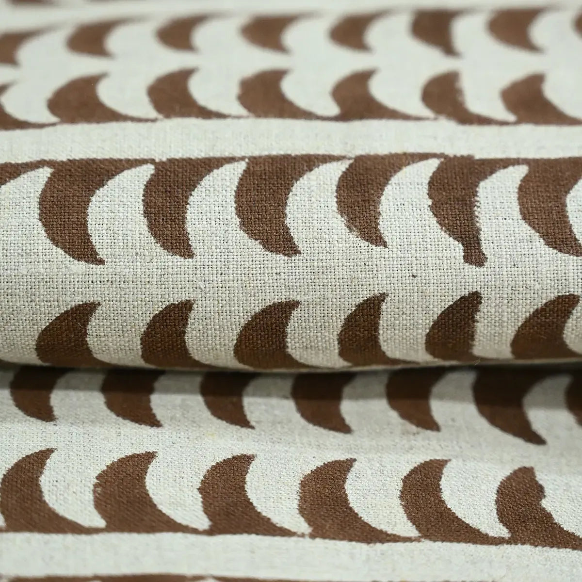 Dixie Hand Block Print Linen Fabric Linen Fabric