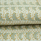 Dixie Hand Block Print Linen Fabric Linen Fabric