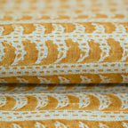 Dixie Hand Block Print Linen Fabric Linen Fabric