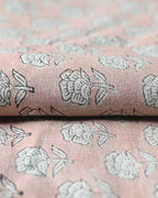 Peyton Floral Linen Fabric Linen Fabric