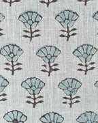 Arianna Block Printed Upholstery Linen Fabric Linen Fabric