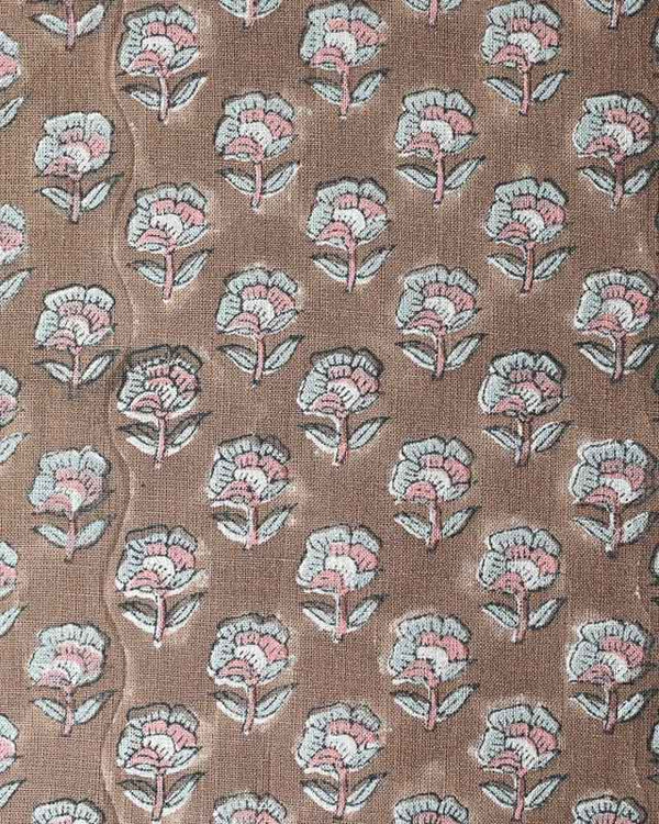 James Floral Linen Fabric