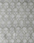 1 Yard Cut Out-Peregrine Block Print Thick Linen Fabric Cornforth White 1 Yard Linen Fabric