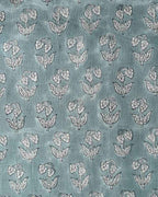 Felicity Hand Block Printed Linen Fabric Linen Fabric