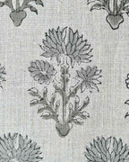 Sylvia Hand Block Printed Linen Fabric Linen Fabric