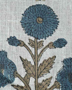 Nikita Hand Block Printed Linen Fabric Linen Fabric