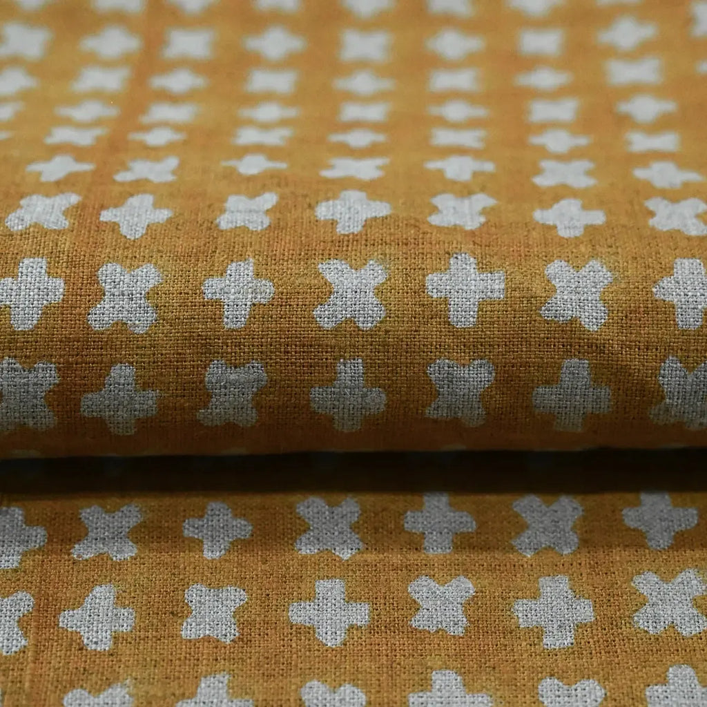 1 Yard Cut Out-Enoki Designer Linen Fabric Linen Fabric