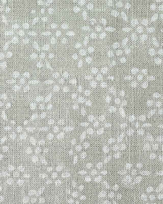 Tessa Hand Block Printed Linen Fabric Linen Fabric