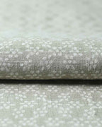 Tessa Hand Block Printed Linen Fabric Linen Fabric